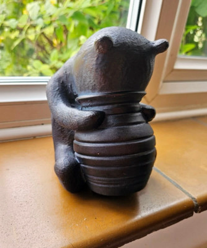 Image of Inspirational Gifting Winnie-The-Pooh Ornament Sculpture For A Home Or Garden