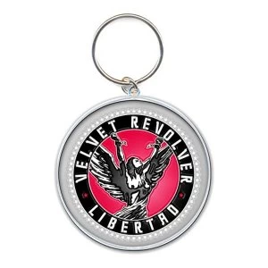 Image of Velvet Revolver - Circle Logo Keychain