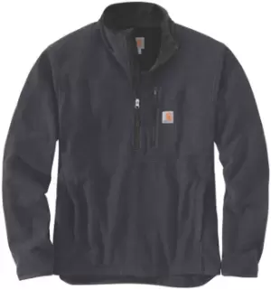 Image of Carhartt Dalton Half Zip Sweatshirt, grey, Size S, grey, Size S