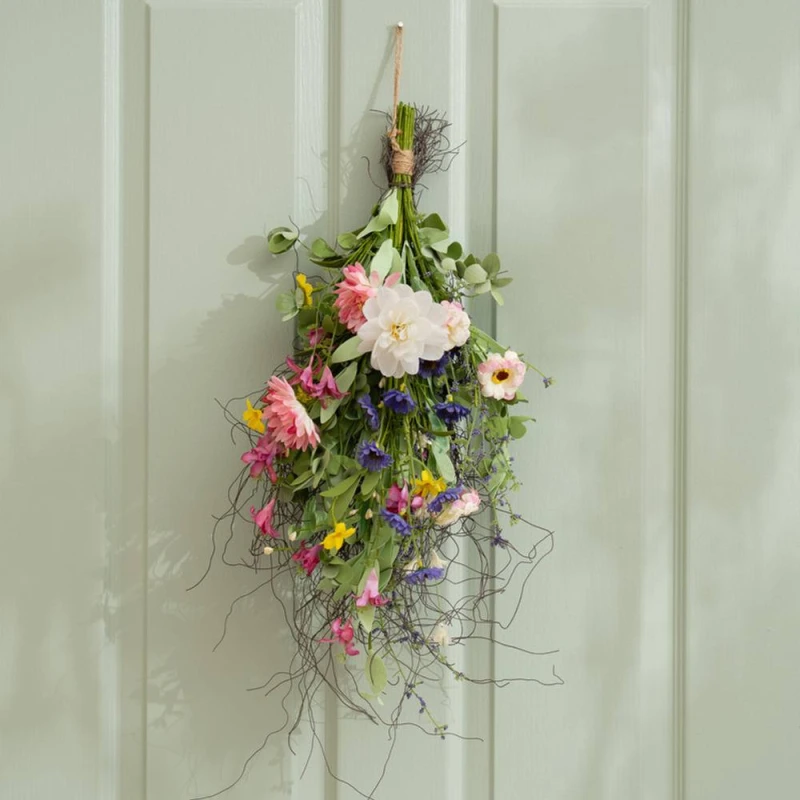 Image of Scottish Everlastings Ltd 50cm Meadow Flower Swag Multicolor Unisex