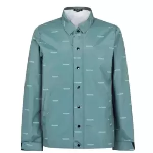 Image of True Religion AOP Coach Jacket - Green