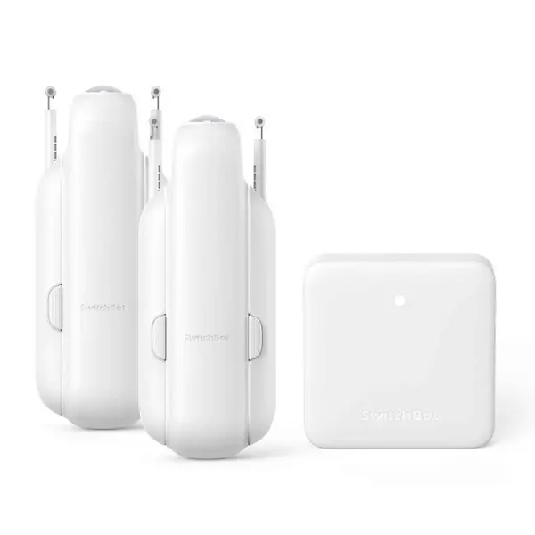 Image of Switchbot Smart Curtain - 2 X U Rail 3 & Hub Mini