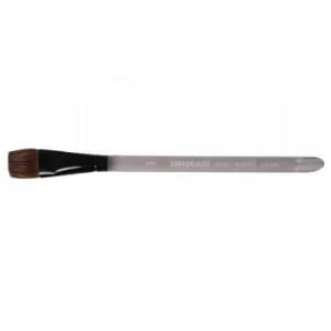 Image of Daler Rowney Graduate Pony & Synthetic Flat Wash Brush Size 3/4"