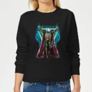 Image of Spider-Man Far From Home Mysterio Magic Womens Sweatshirt - Black - 5XL