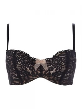 Image of b.temptd Ciao bella balconette bra Midnight