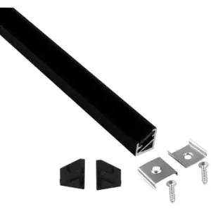 Image of Moderix - Aluminium Profile Corner Black 2m For LED Lights Strip Black Cover - Pack of 5