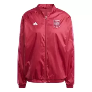 Image of adidas Spain Pre Match Jacket 2022/2023 Womens - Red