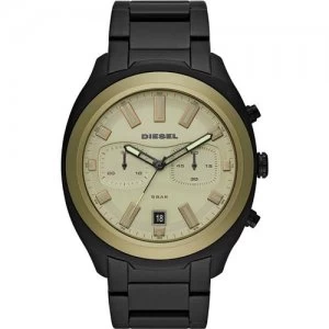 Image of Diesel Mens Tumbler Black Ion Plated Watch - DZ4497