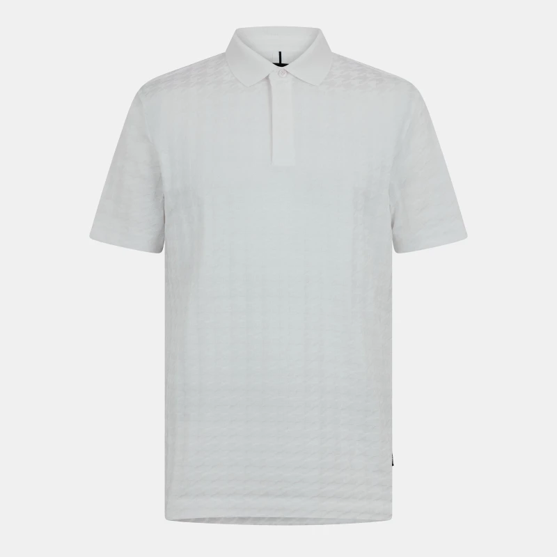 Image of Boss Mens Short Sleeve Polo Shirt White male XS
