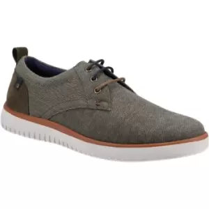Image of Hush Puppies Mens Sandy Lace Up Canvas Casual Shoes UK Size 7 (EU 41)