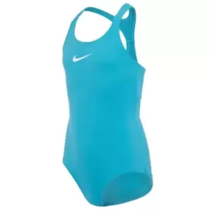 Image of Nike Swoosh Swimsuit Junior Girls - Blue