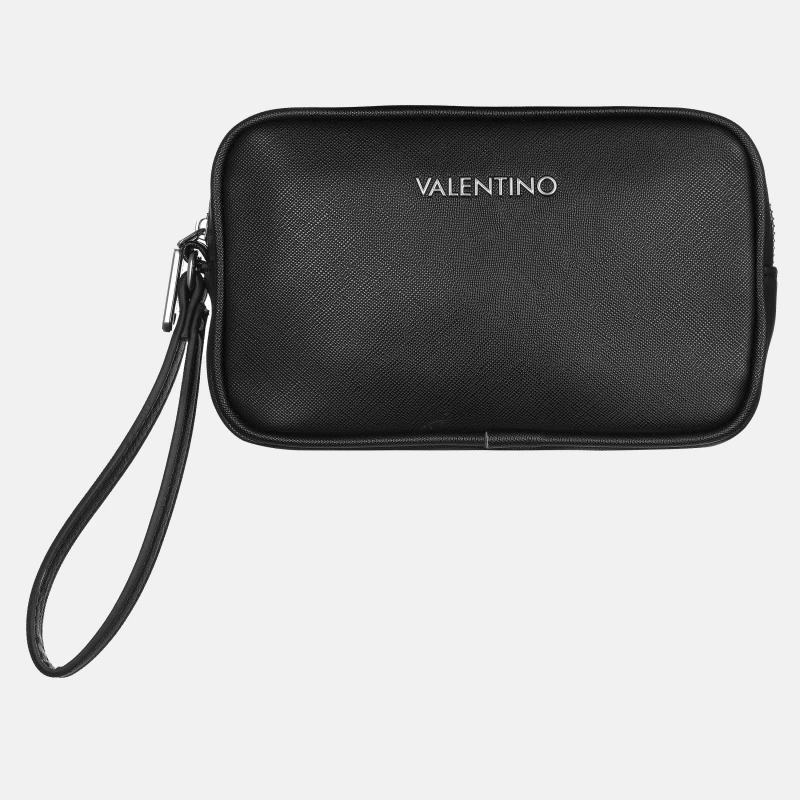 Image of Valentino Bags Marnier Faux Leather Wash Bag Black male VBE5XQ08001