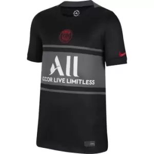 Image of Nike Paris Saint Germain Third Shirt 2021 2022 Junior - Black