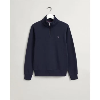 Image of Gant Zip Sweatshirt - Blue