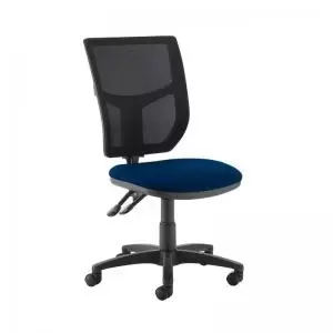 Image of Altino 2 lever high mesh back operators chair with no arms - Curacao