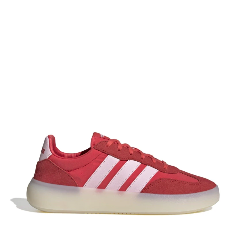 Image of adidas Barreda Decode Shoes Womens Low Trainers 4 (36.7) Red 27659308240