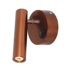 Image of Larissa Sadovo Sconce Wall Lamp LED 1x 3W Copper