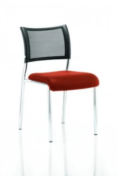 Image of Brunswick Bespoke Seat Chrome Frame Tabasco Red