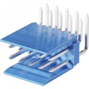 Image of TE Connectivity 281742 3 Pin strip standard AMPMODU HE14 Total number of pins 6 Contact spacing 2.54mm