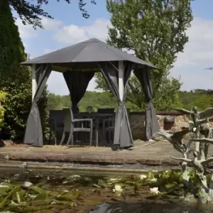 Image of Glendale Vintage Grey Gazebo - 2.5m x 2.5m