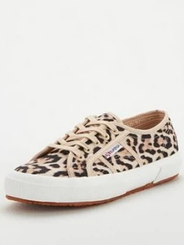 Image of Superga Superga Exclusive 2750 Fantasy Cotu Leopard Print Plimsoll