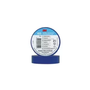 Image of 3M TEMFLEX 165 15MM X 10M VINYLELECTRICAL TAPE Blue - EU- you get 100