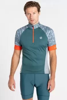 Image of Lightweight Q-Wic Plus 'Stay the Course III' Half-Zip, Short Sleeve Jersey