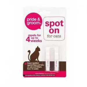 Image of Pride & Groom Spot on for Cats 2 Pack NWT5698