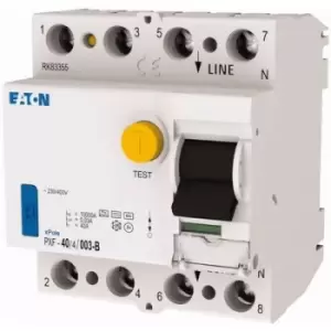 Image of Eaton 300299 PXF-40/4/003-B RCCB RCD (all types of current) B 4-pin 40 A 0.03 A 230 V, 400 V