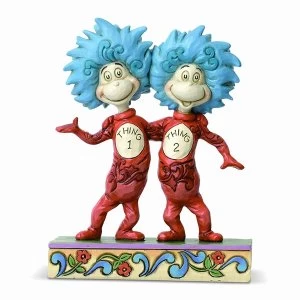 Image of Thing 1 and Thing 2 (The Cat In The Hat) Figurine
