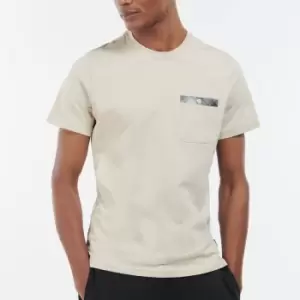 Image of Barbour Mens Durness Pocket T-Shirt - Mist - S