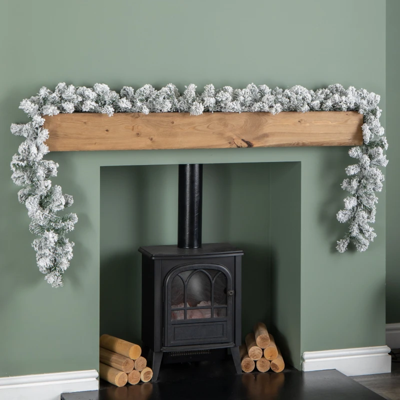 Image of 2.7m Imperial Snowy Christmas Garland with 180 Tips