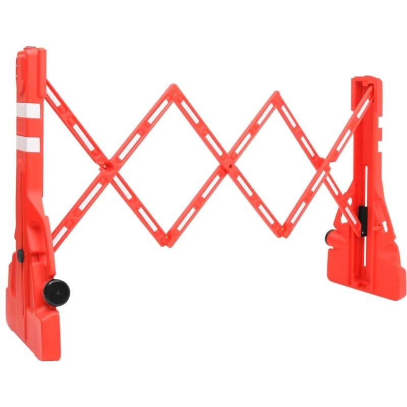 Image of VIDAXL Folding Traffic Barrier Red 210x50x105cm Vidaxl 8720286365557