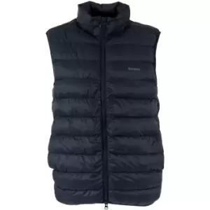 Image of Barbour Mens Bretby Quilted Gilet Navy Small