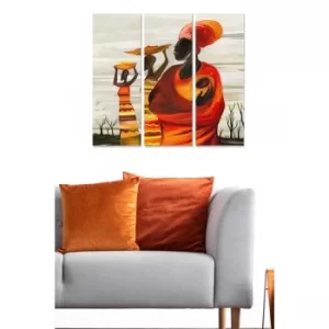 Image of MDF653185105 Multicolor Decorative MDF Painting (3 Pieces)