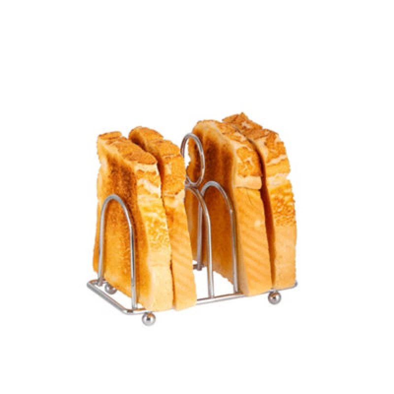Image of Innoteck Essentials Toast Rack With 6 Bread Slice Slots - Chrome