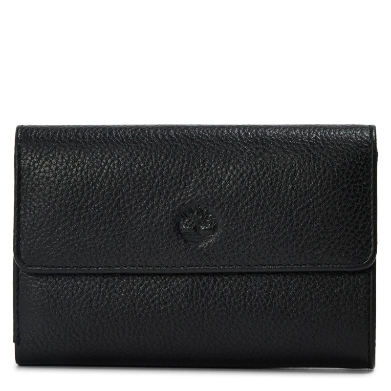 Image of Timberland Wallet With Flap Billfold Wallet Black unisex One Size