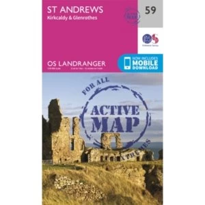 Image of St Andrews, Kirkcaldy & Glenrothes by Ordnance Survey (Sheet map, folded, 2016)