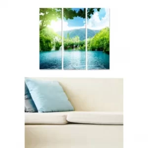 Image of MDF93519001 Multicolor Decorative MDF Painting (3 Pieces)