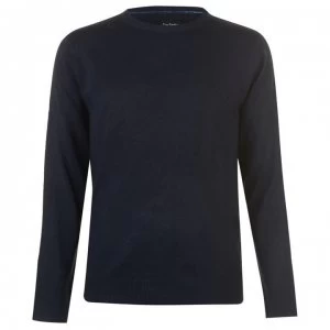 Image of Pierre Cardin Crew Knit Jumper Mens - Navy