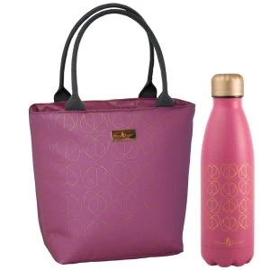Image of Beau & Elliot Orchid Lunch Tote & Stainless Steel Drinks Bottle