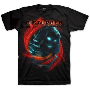 Image of Disturbed - DNA Swirl Unisex Medium T-Shirt - Black