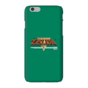 Image of Nintendo The Legend Of Zelda Retro Logo Phone Case - iPhone 6 - Snap Case - Matte