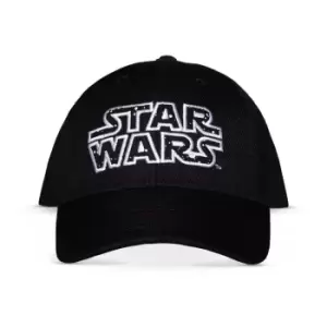 Image of Star Wars Logo Adjustable Cap, Black (Ba802156Stw)