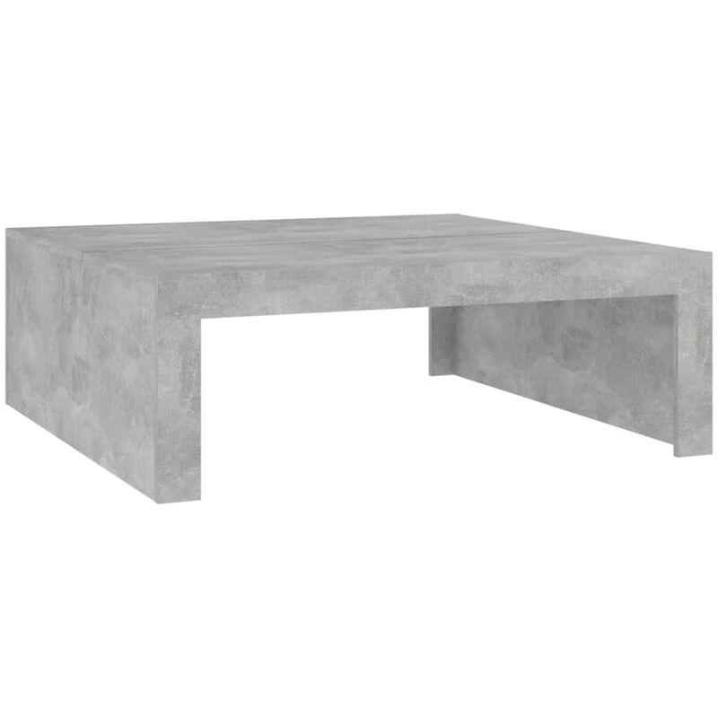 Image of VIDAXL Vidaxl - Coffee Table Concrete Grey 100x100x35cm Engineered Wood 8720286611098