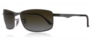 Image of Ray-Ban RB3498 Sunglasses Gunmetal 029/T5 Polariserade