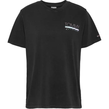 Image of Tommy Jeans Relaxed Vintage T Shirt - BLACK BDS