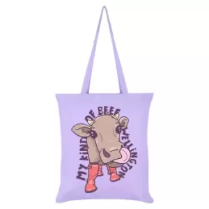 Image of Grindstore My Kind Of Beef Wellington Tote Bag (One Size) (Lilac)
