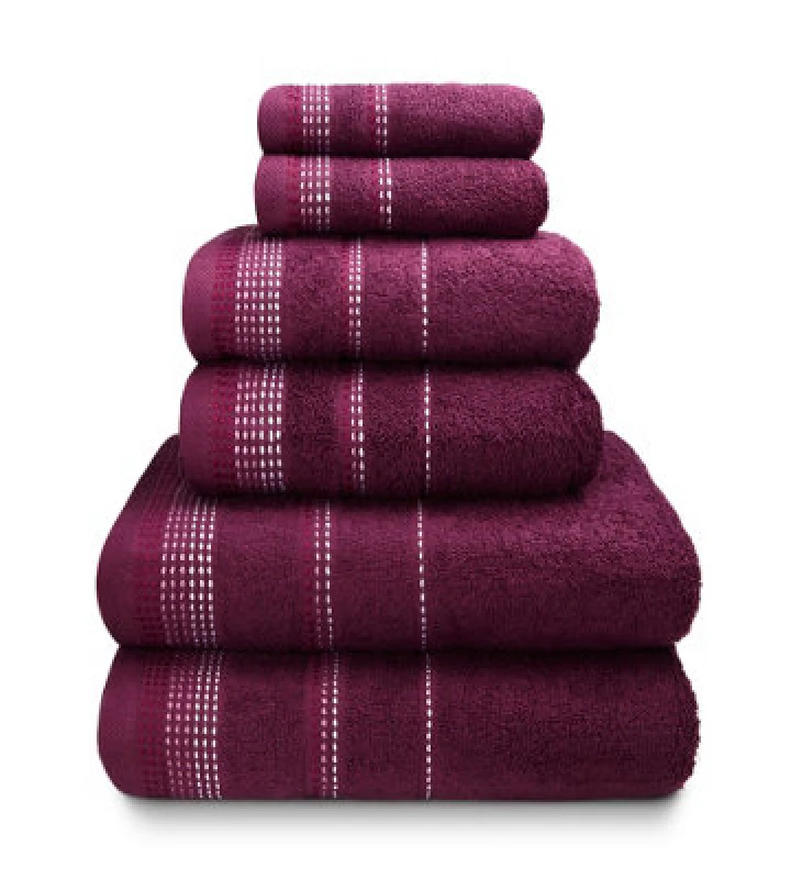 Image of Rapport Home Berkley Pure Cotton Face Towel Mulberry
