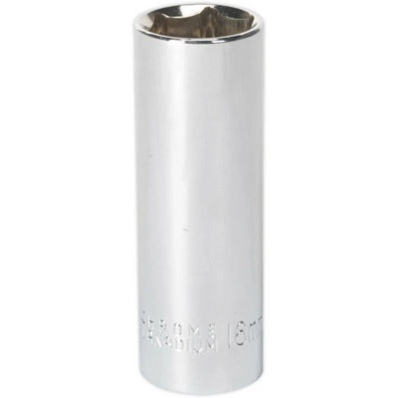 Image of Loops 16mm Spark Plug Socket - 1/2 Inch Sq Drive - Chrome Vanadium Steel - Magnetic Metallics